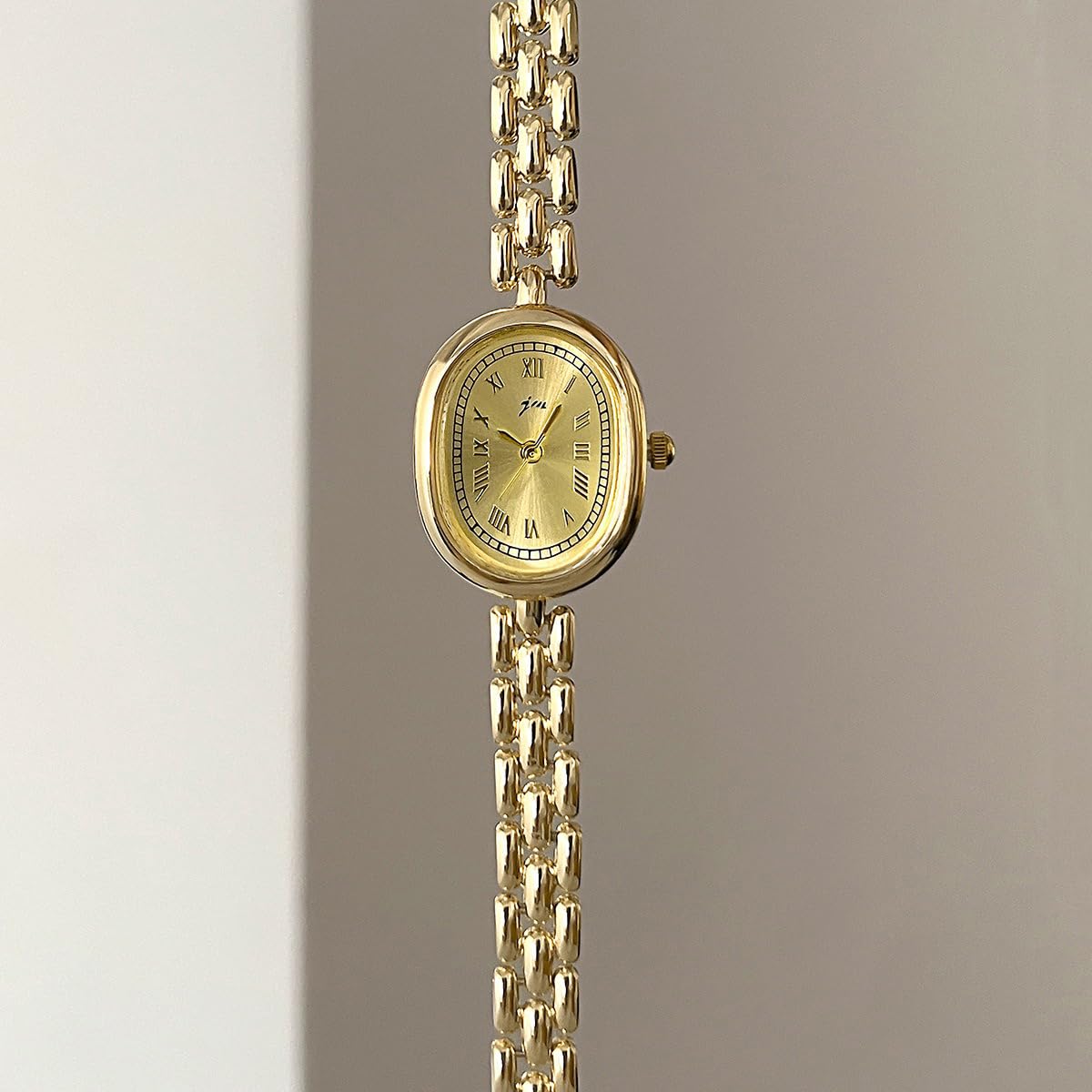 Women s Bracelet Watch Small Face Oval Quartz Analog - PASOY Official Imagery - 5
