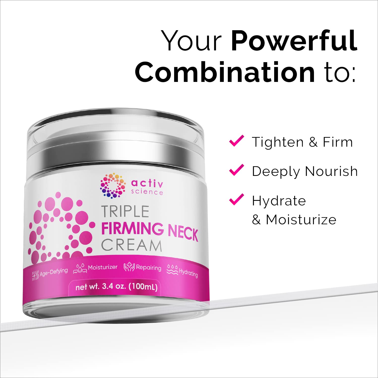 ACTIVSCIENCE Neck Firming Cream - ACTIVSCIENCE Official Imagery - 3