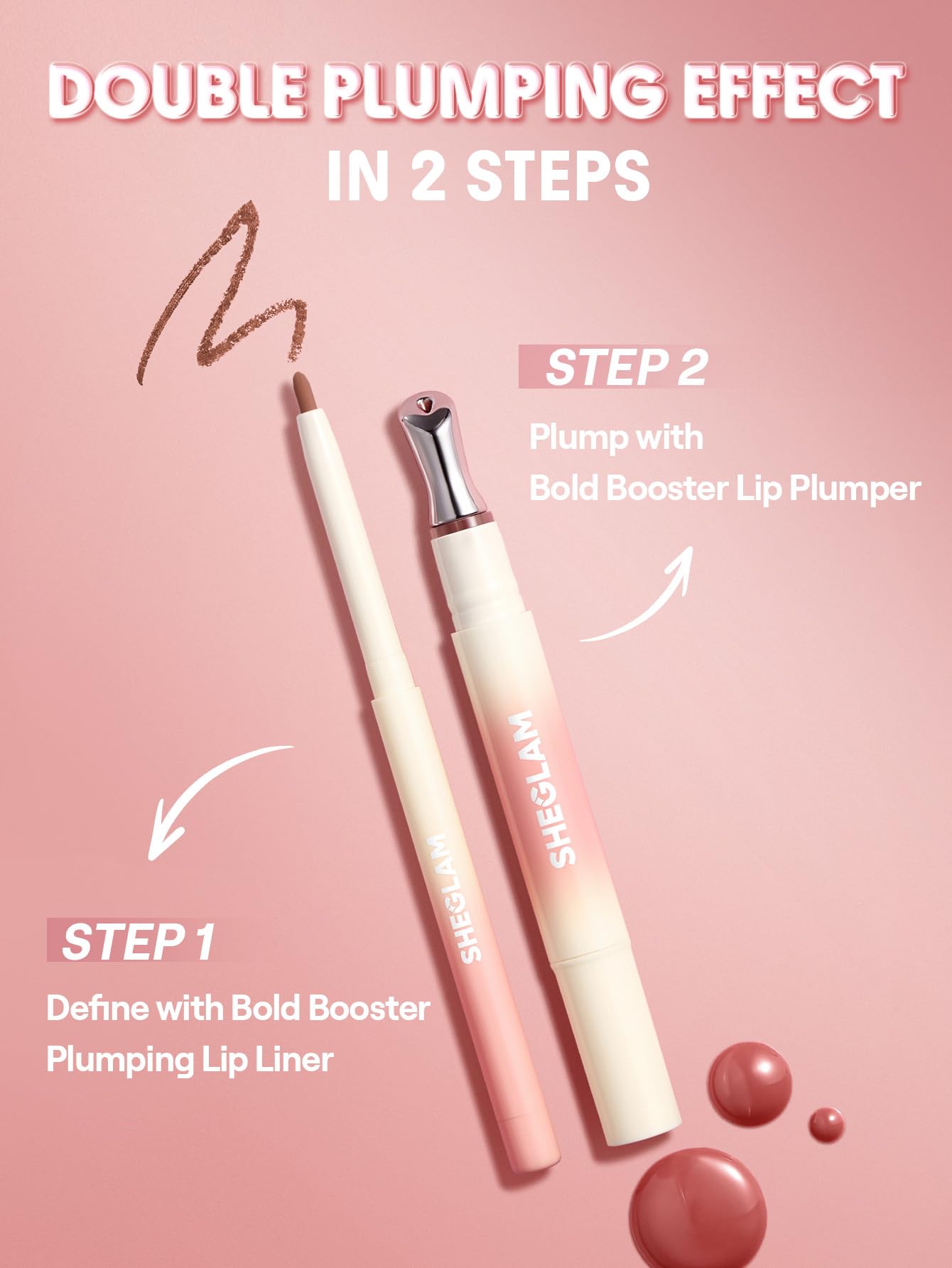 SHEGLAM Bold Booster Plumping Lip LinerPlumps & Moisturizes Cruelty-Fr - View 4