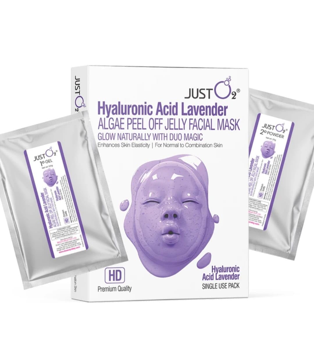 TIK TOK Viral Hyaluronic acid lavender Bio Collagen Peel Off Jelly Fac - View 2