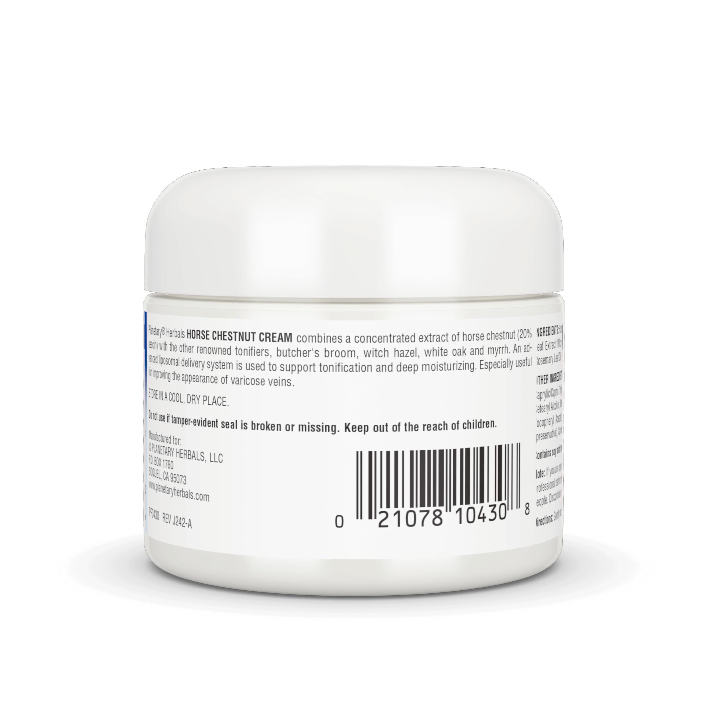 Planetary Herbals Horse Chestnut Cream Tonifier 2 oz