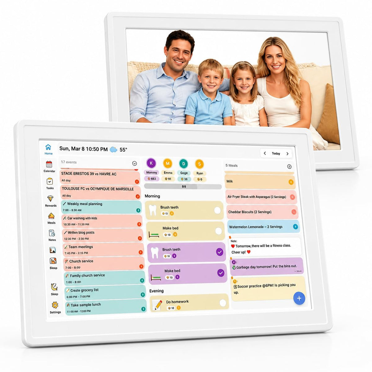 Digital Calendar Wall Planner 10 1 Inch Touch Screen WiFi - Annalivkg Official Imagery - 2