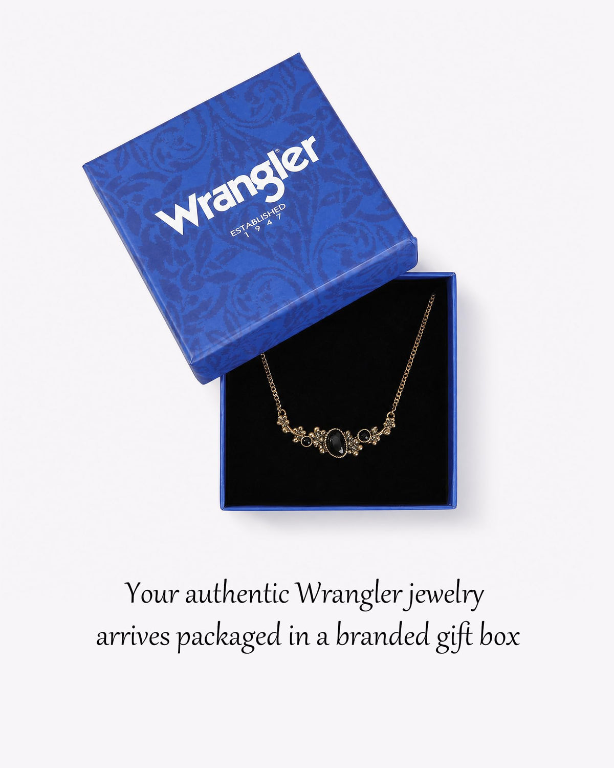 Wrangler Floral Stone Turquoise Necklace Turquoise Jewelry - Montana West Official Imagery - 3