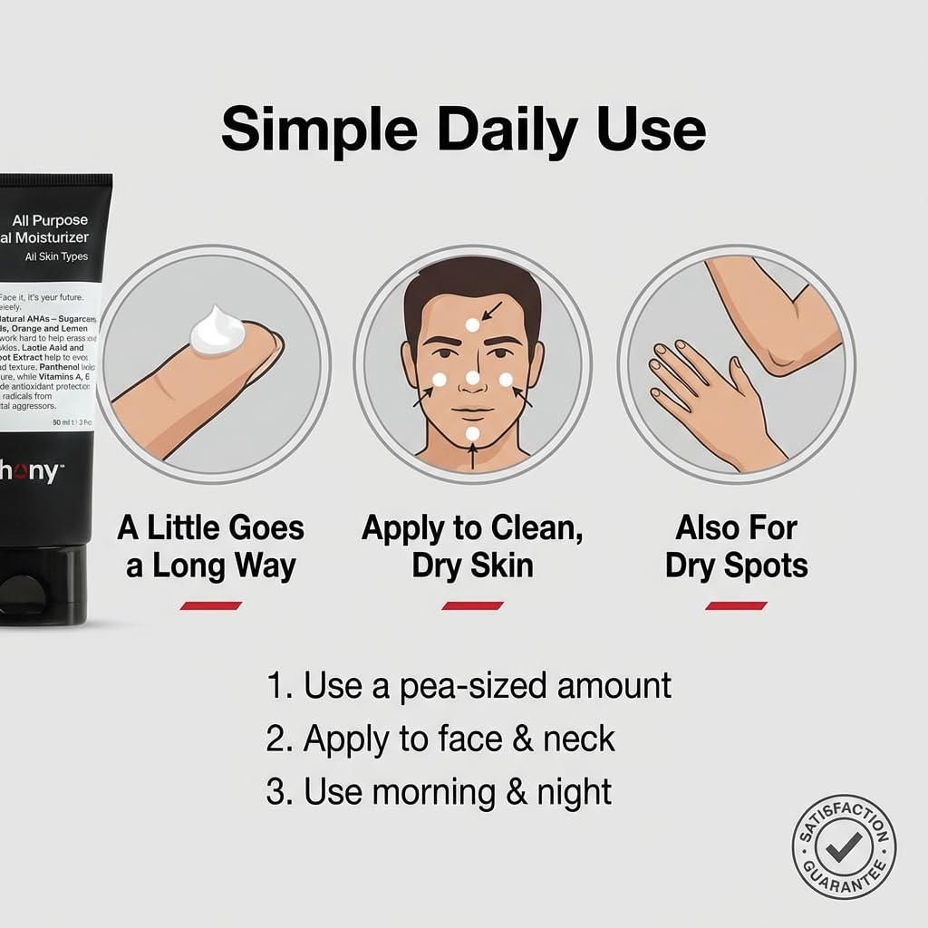 Anthony All-Purpose Facial Moisturizer – Men’s Hydrating Lotion - Anthony