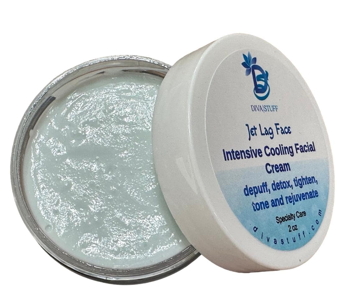 Diva Stuff Jet Lag Face Intensive Cooling Cream Clay Facial - Diva Stuff
