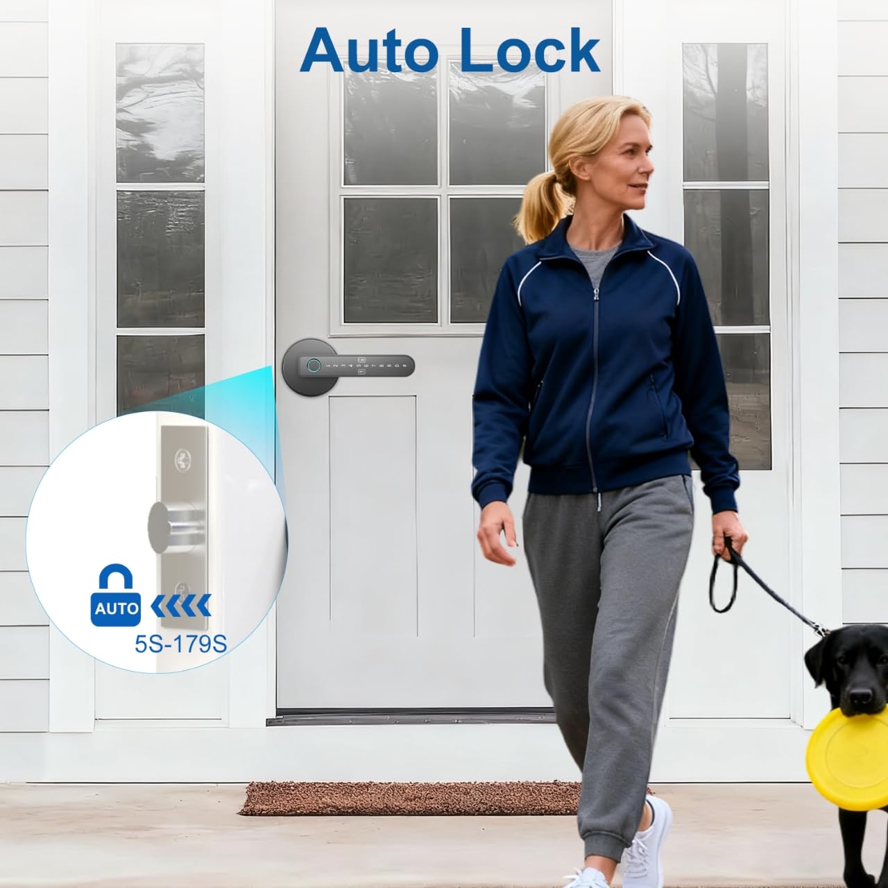BIWIBON Fingerprint Door Lock – Fingerprint Door Knob with 5 Unlo - BIWIBON Official Product View 9