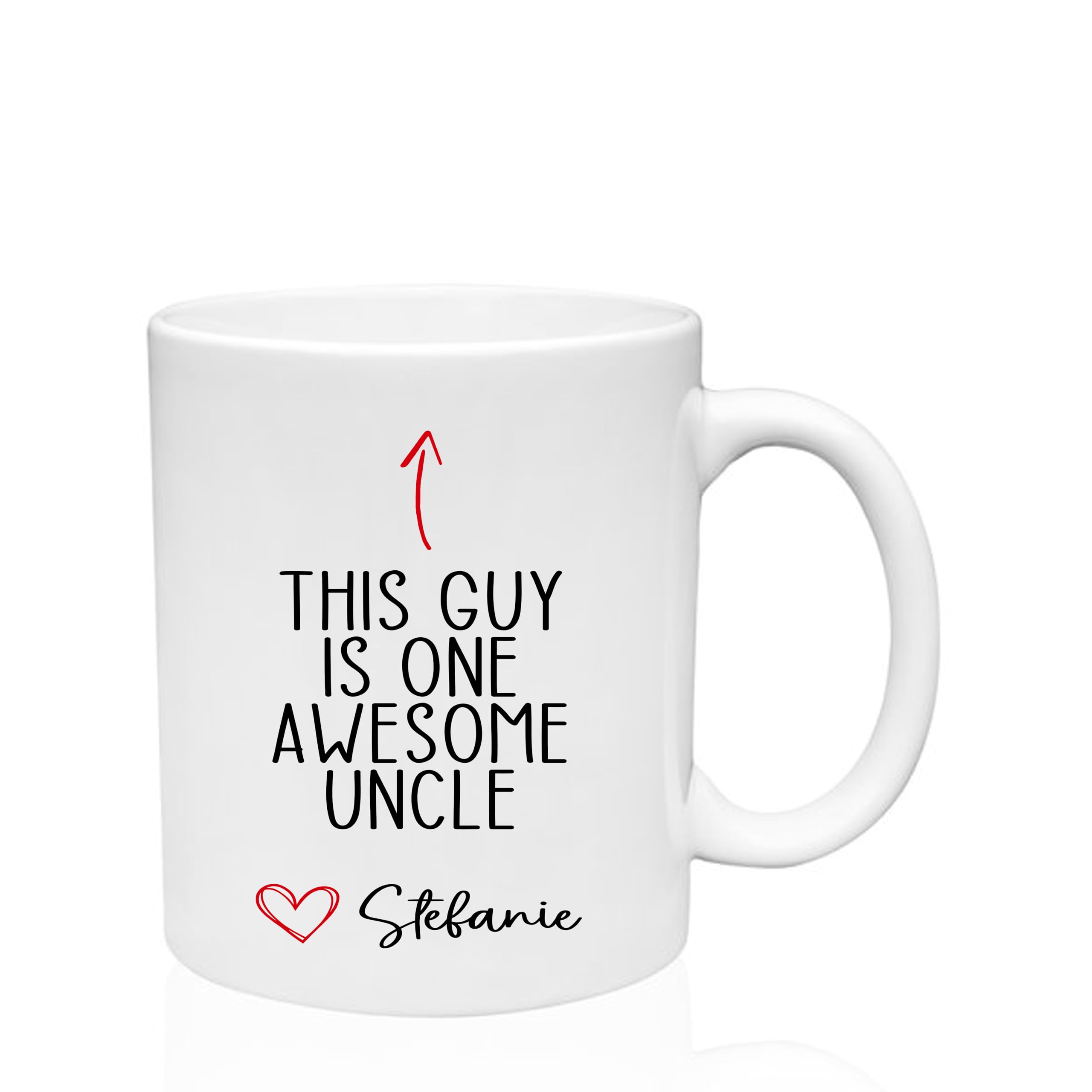 Handmade This Guy Is One Awesome Uncle Coffee Mug, Personalized Gift f - View 7
