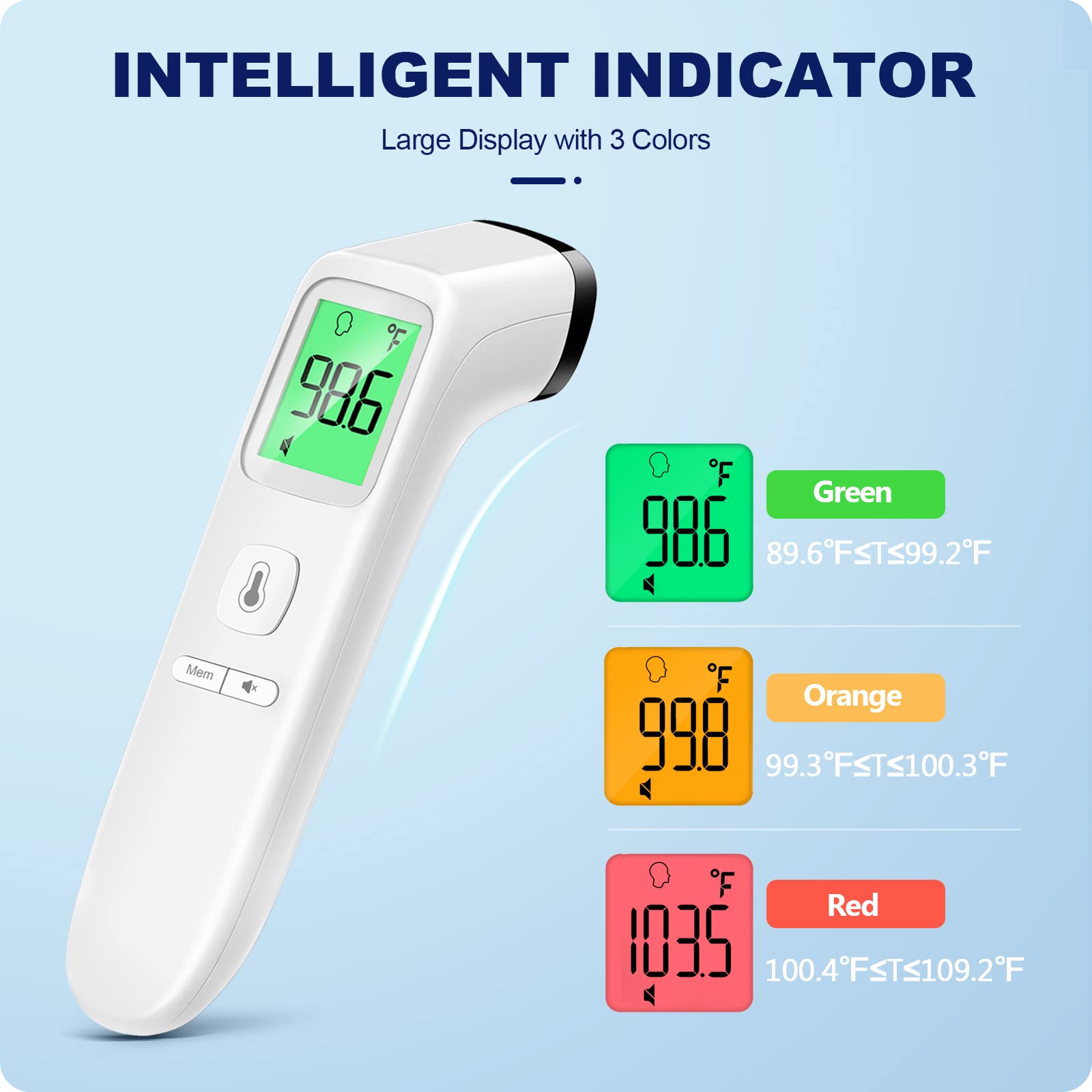 GoodBaby No-Touch Thermometer for Adults and Kids, Accurate Digital Ba - View 3