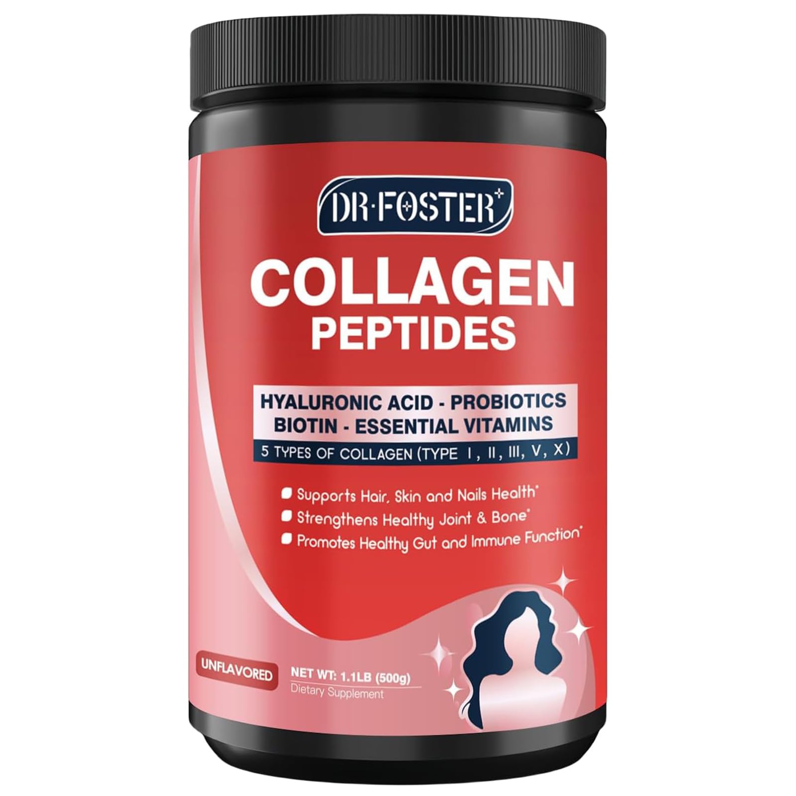 DRFOSTER Multi Collagen Peptide Powder with Probiotics 50 - DRFOSTER Official Imagery - 2