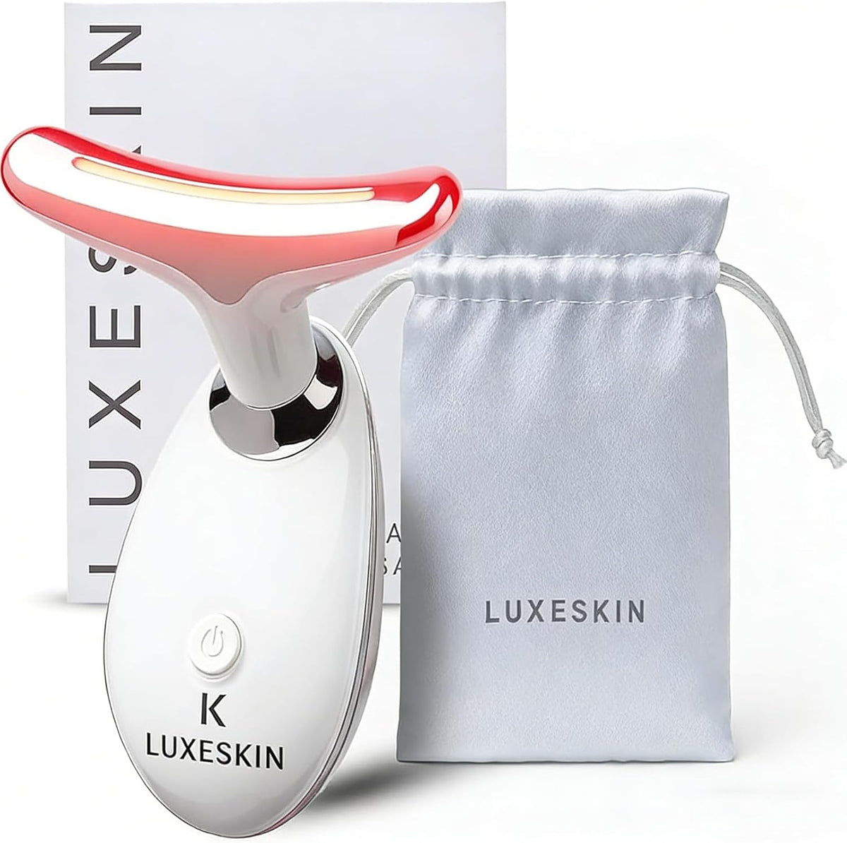 LuxeSkin 7 Color LED Red Light Therapy Facial Massager for - LuxeSkin Official Imagery - 1
