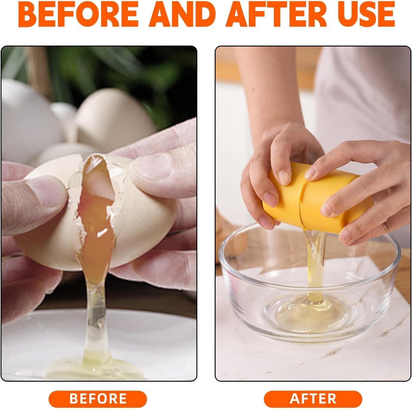 3Pcs Egg Shell Opener, 2026 New Egg Cracker Tool for Raw Eggs, Ha by Generic - Angle View 5