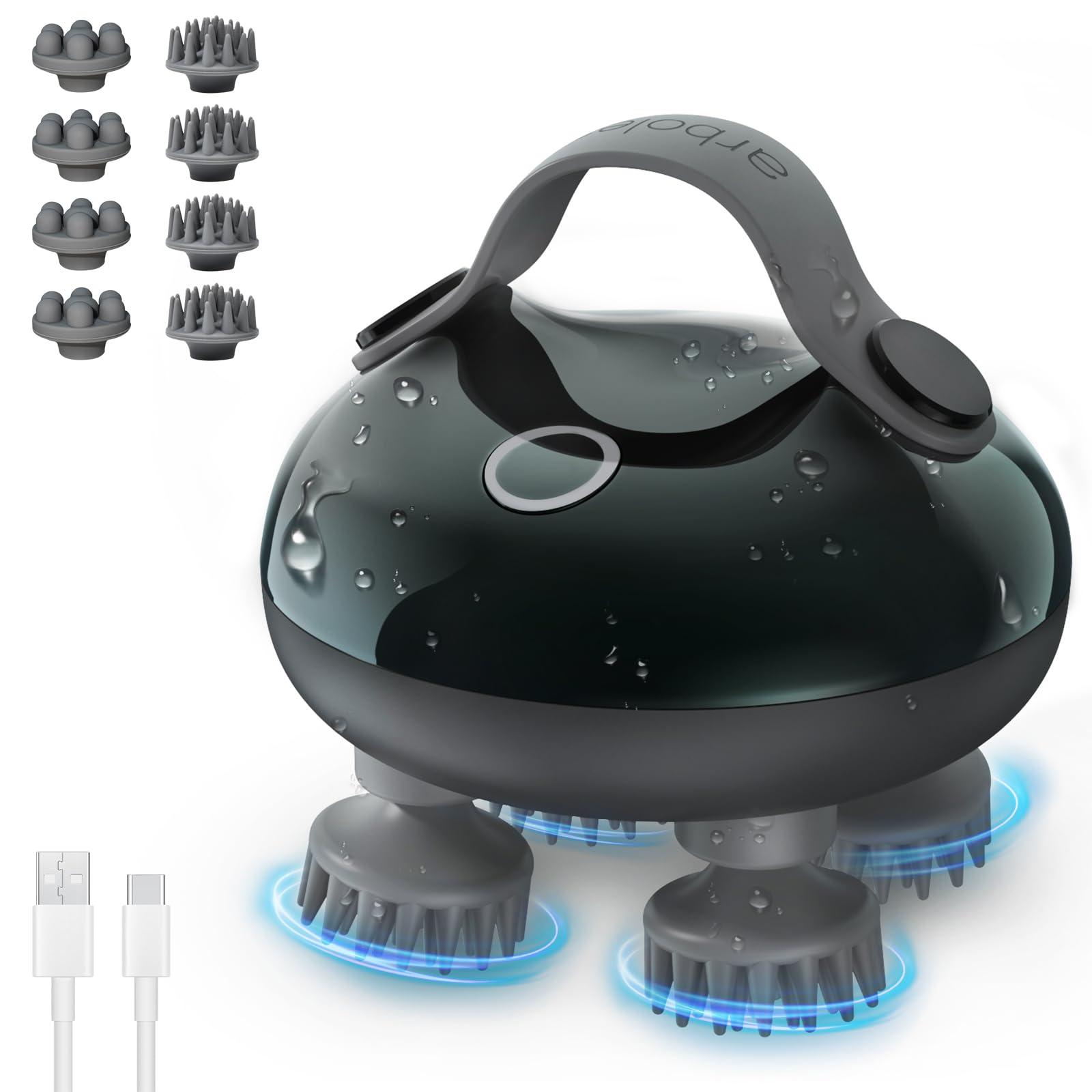 arboleaf Electric Scalp Massager Head Massager Scalp Stress Relax by arboleaf - Angle View 9