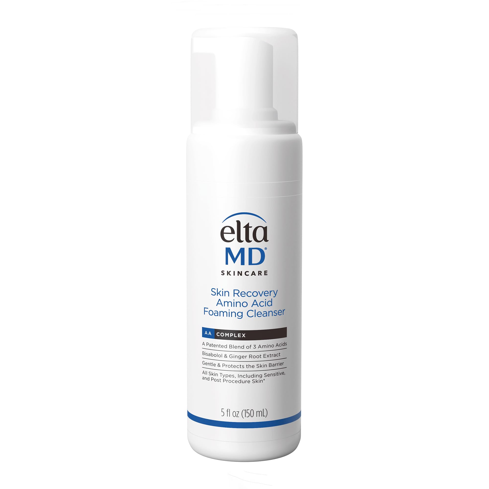 EltaMD Skin Recovery Amino Acid Foaming Face Wash, Fragrance-Free - Product Imagery