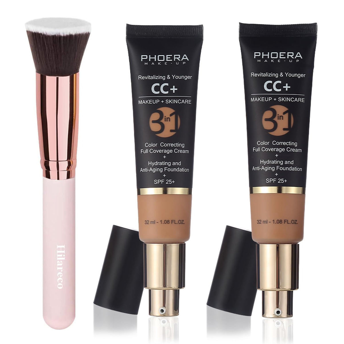 PHOERA CC Cream Foundation With SPF PHOERA Full Coverage - Hilareco Official Imagery - 2