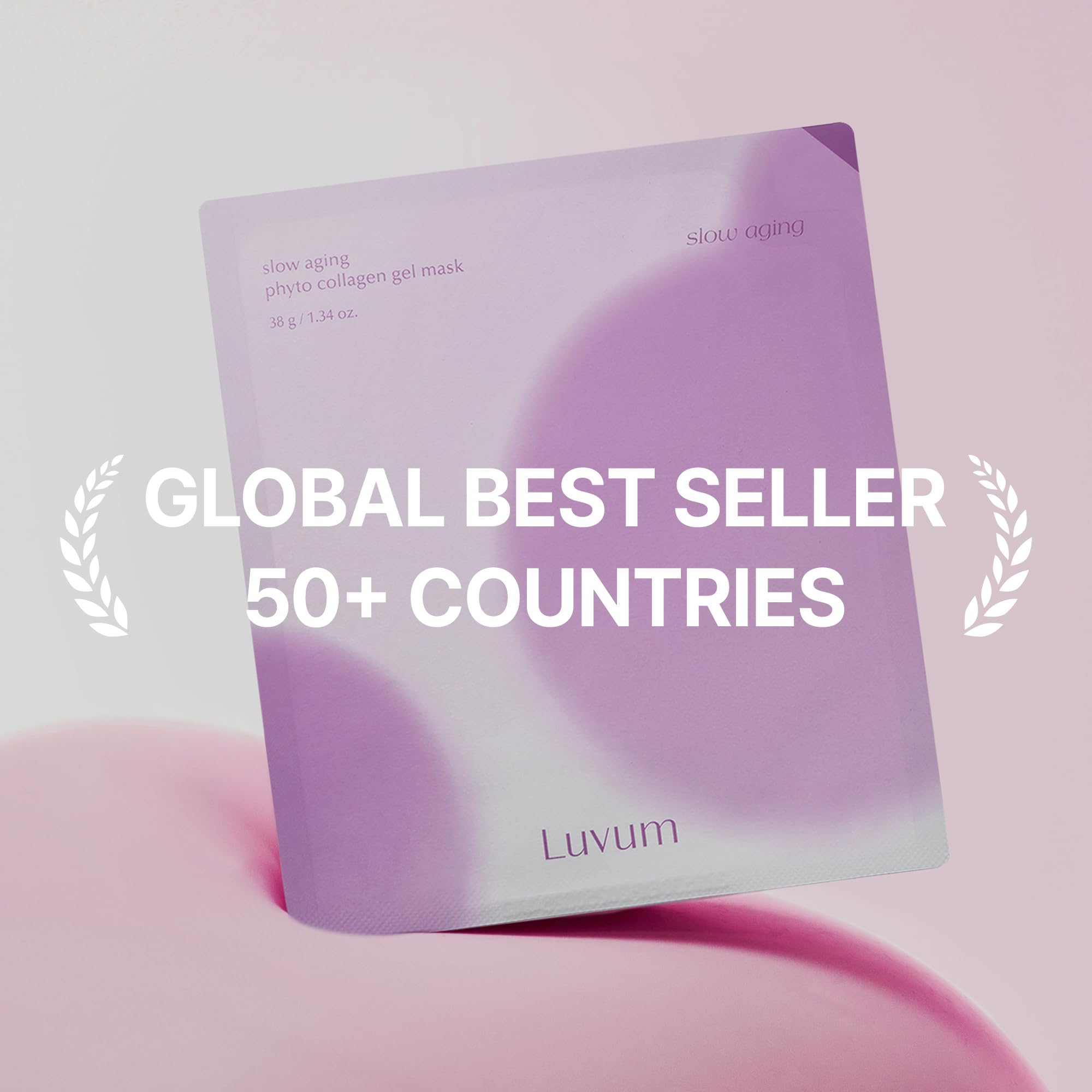 LUVUM Slow Aging Phyto Collagen Gel Mask, Collagen, Overnight Hydrogel Mask, 4+1 Pack - LUVUM Official Product View 4
