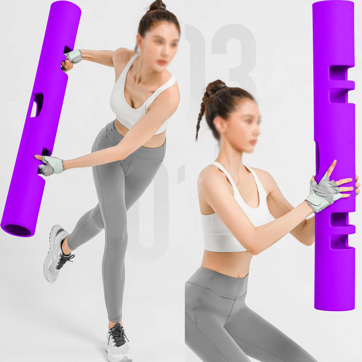 Multicolor 4 to 12kg Fitness Tube Portable Durable Training - ZC FLYYD Official Imagery - 6