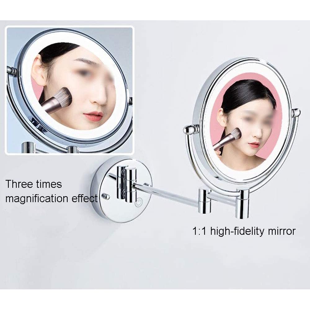 Makeup Mirror Vanity Mirror Makeup Mirror Bathroom Folding - TYUHDUYUR Official Imagery - 8
