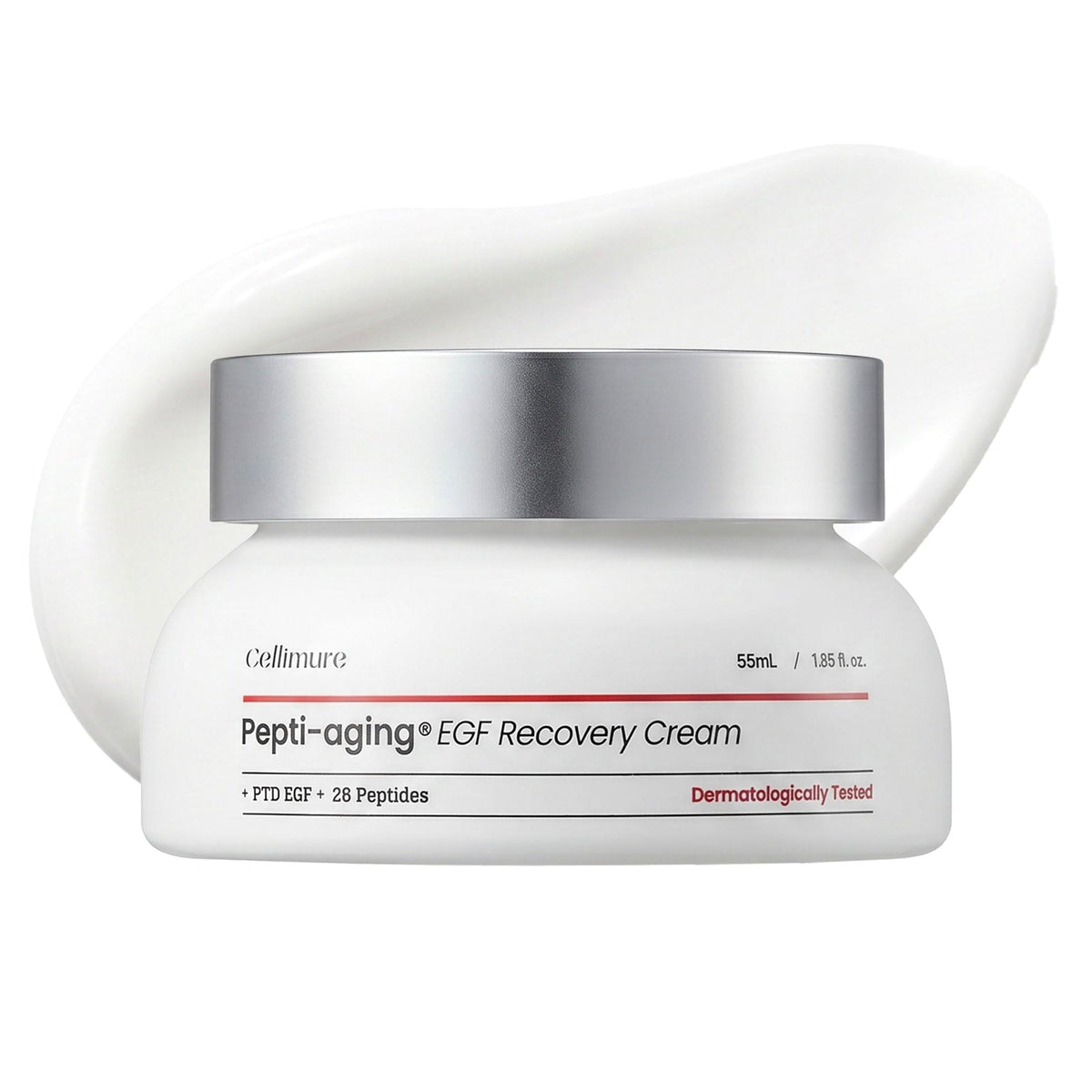 Pepti aging EGF Recovery Cream 1 85 fl oz - Cellimure Official Imagery - 2