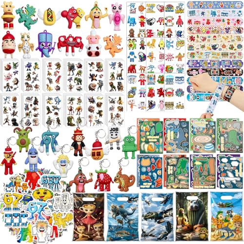 480 PCS Brainrot Themed Bundle – Brainrot Theme Decorations Set - Product Imagery
