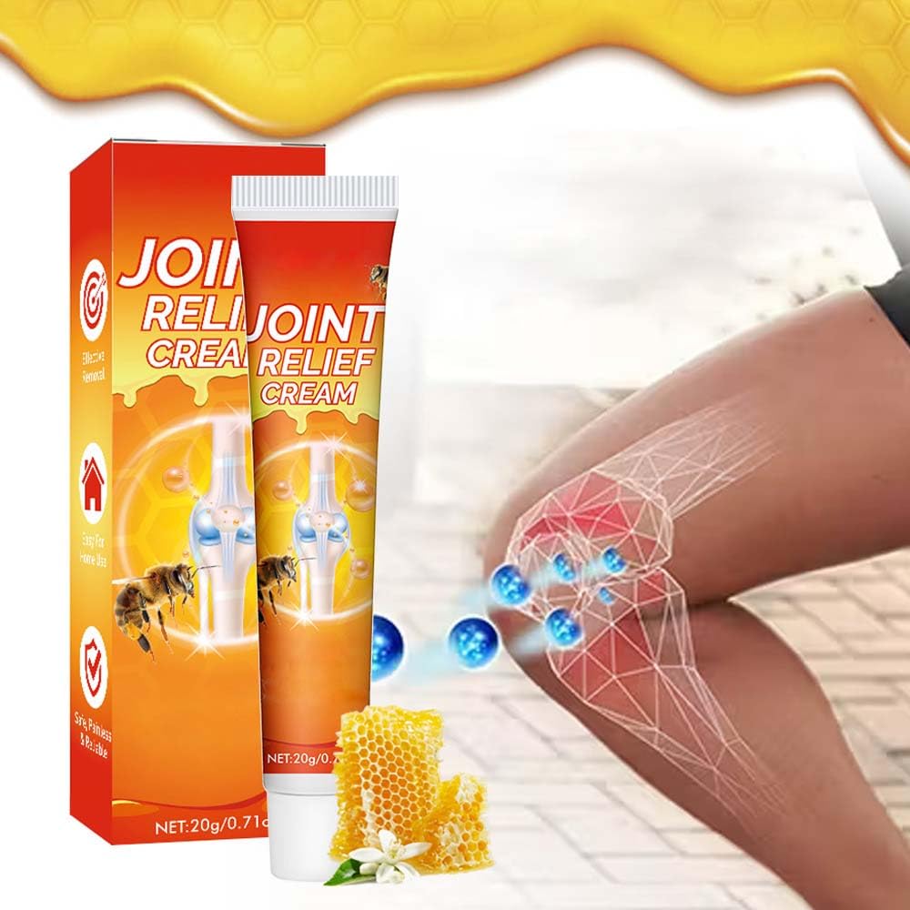 Three tubes of Generic Joint Relief Cream, an advanced bone and muscle gel, shown as a skin moisturizer for joint pain relief.
