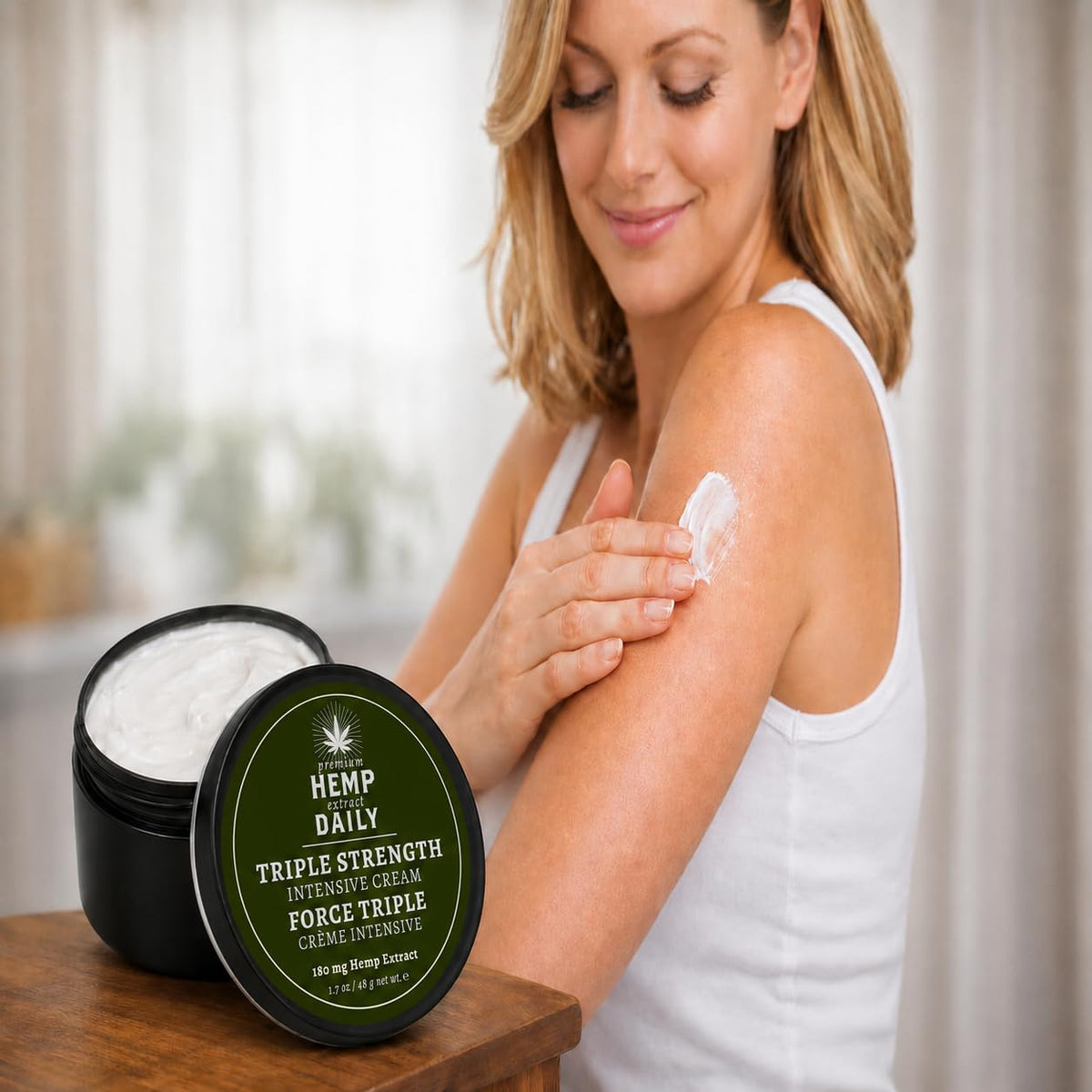 Premium Hemp Extract Daily Triple Moisturizing Cream Classic - Premium Hemp Extract Daily Official Imagery - 6