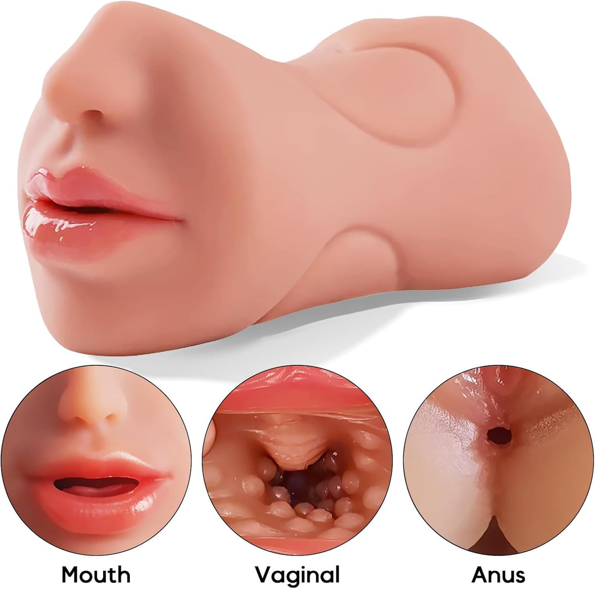 New Pussy Pocket Double Sided Male Masterburbatar Hands Free - Premium Selection Official Imagery - 5