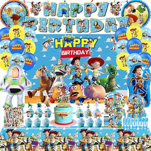 Cartoon Birthday Party Decorations,Anime Themed Party Supplies - Product Imagery