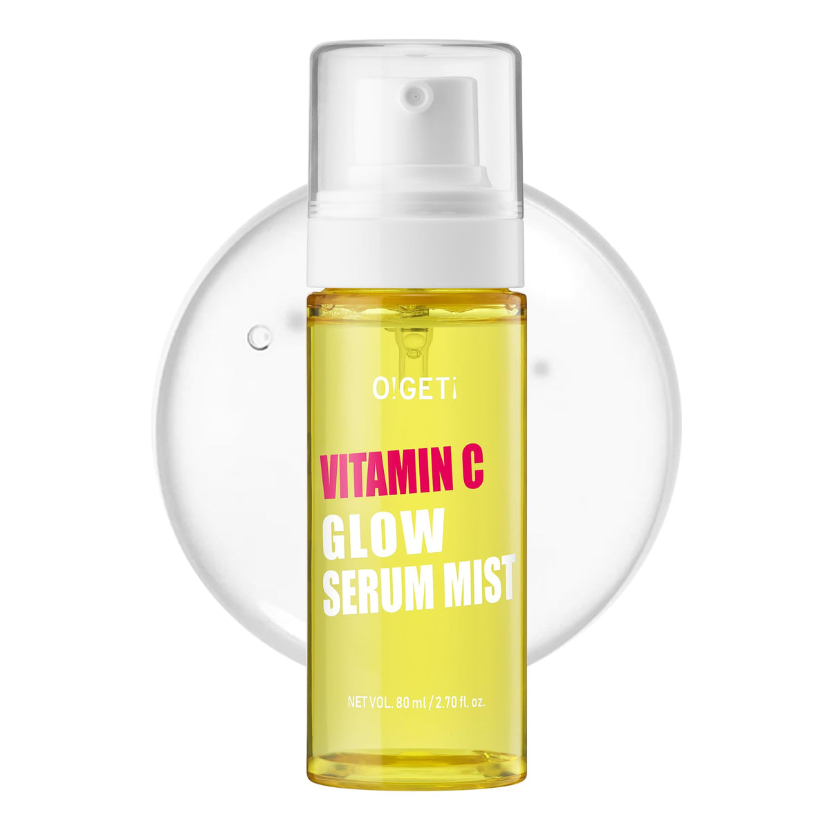 Vitamin C Glow Serum Mist Hydrating Brightening Facial Mist - O!GETi Official Product Imagery - 1