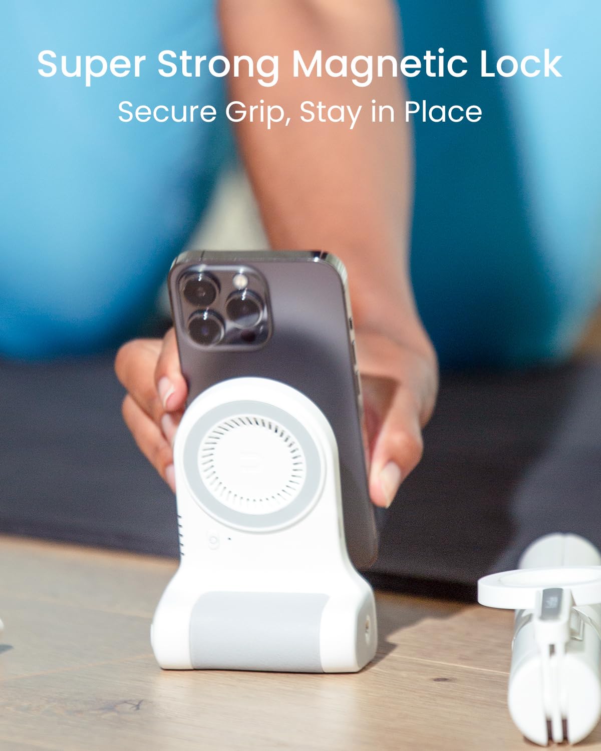 KraftGeek Magnetic Phone Stand Camera Grip for iPhone - KraftGeek Official Imagery - 3
