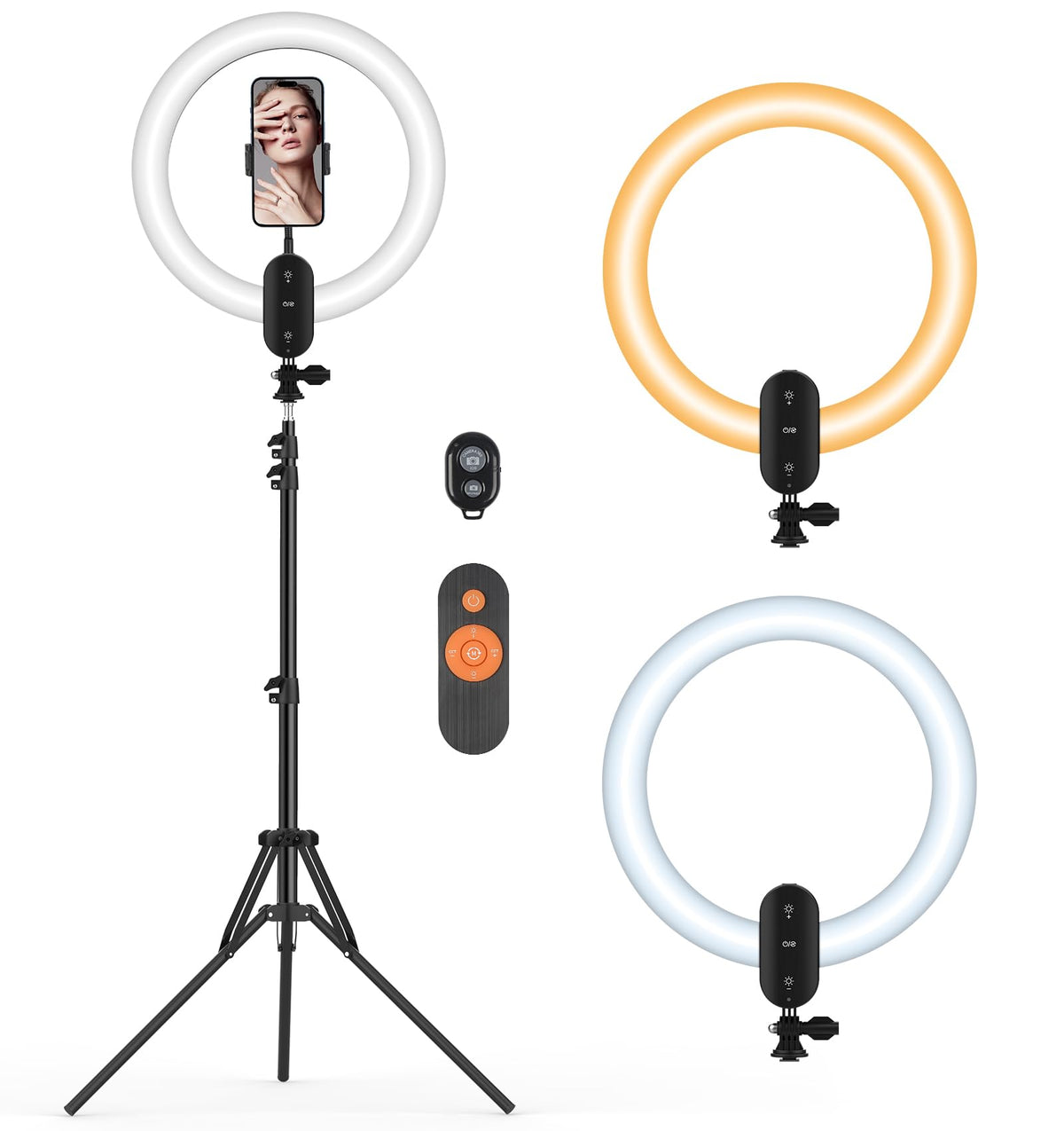 12 inch LED Circle Selfie Ring Light with 63 Tripod Stand - Kmasic Official Imagery - 2