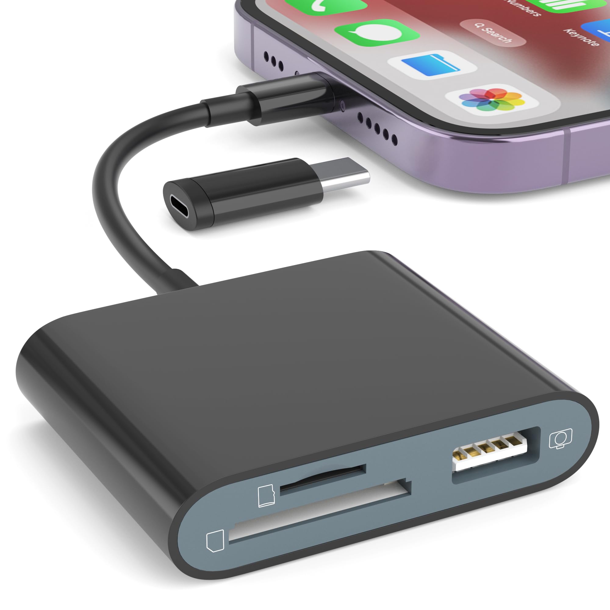 SZHAIYIJIN SD Card Reader for iPhone, Memory Card Reader with USB - SZHAIYIJIN Official Product View 10