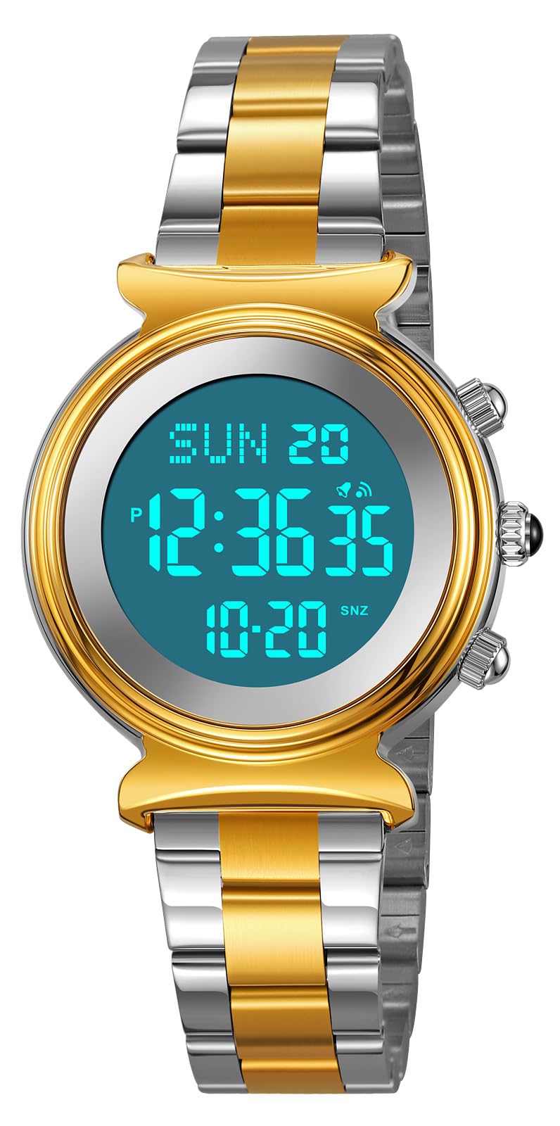 Gosasa Women s Digital Watch Stainless Steel Elegant - Gosasa Official Imagery - 3