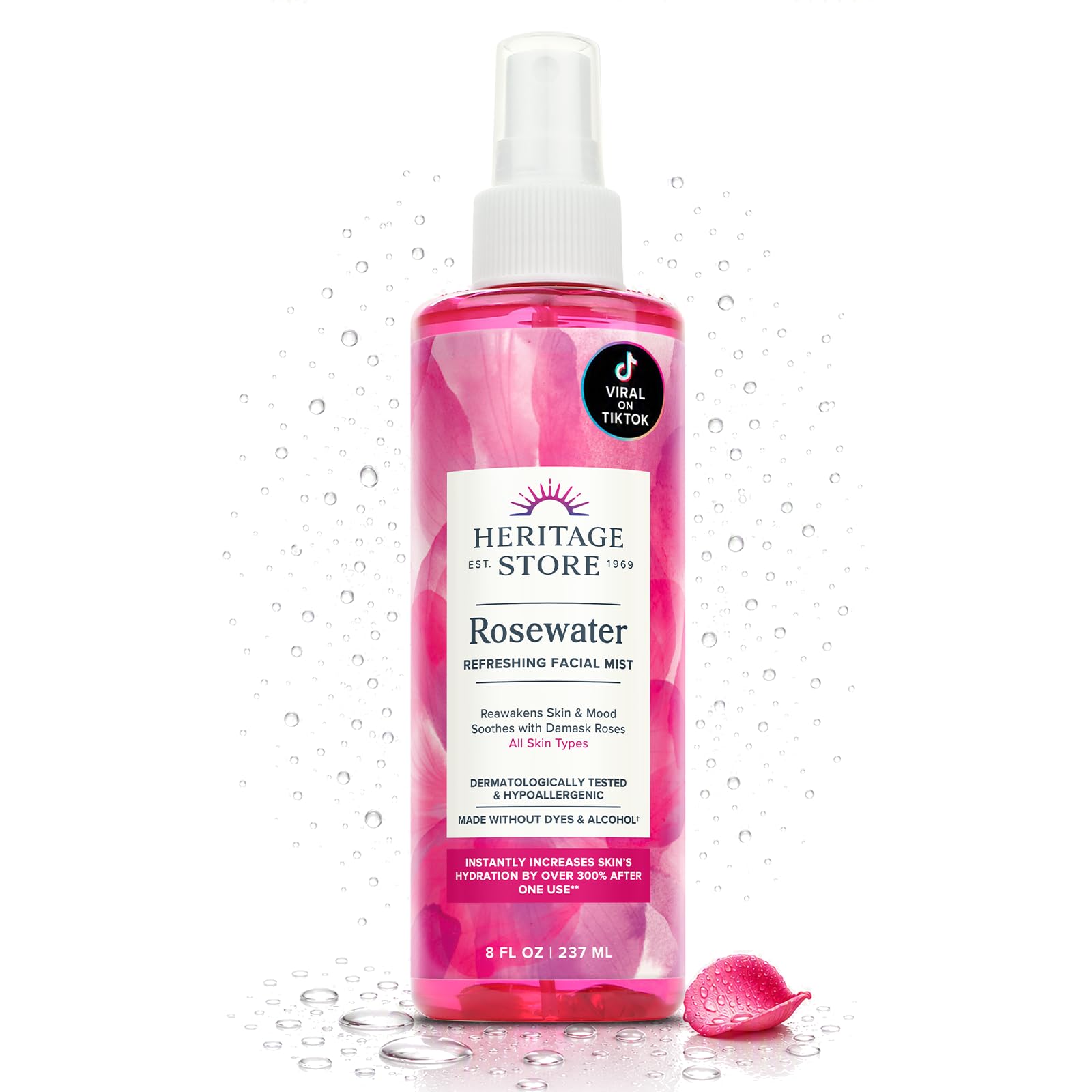 HERITAGE STORE Rosewater Facial Mist, Hydrating Face Spray, 12... - HERITAGE Official Product View 10