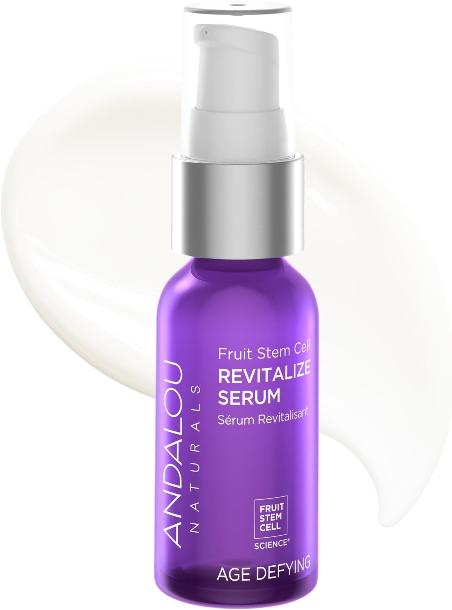 Andalou Naturals Age Defying Fruit Stem Cell Revitalize Serum - Andalou Naturals Official Product View 2