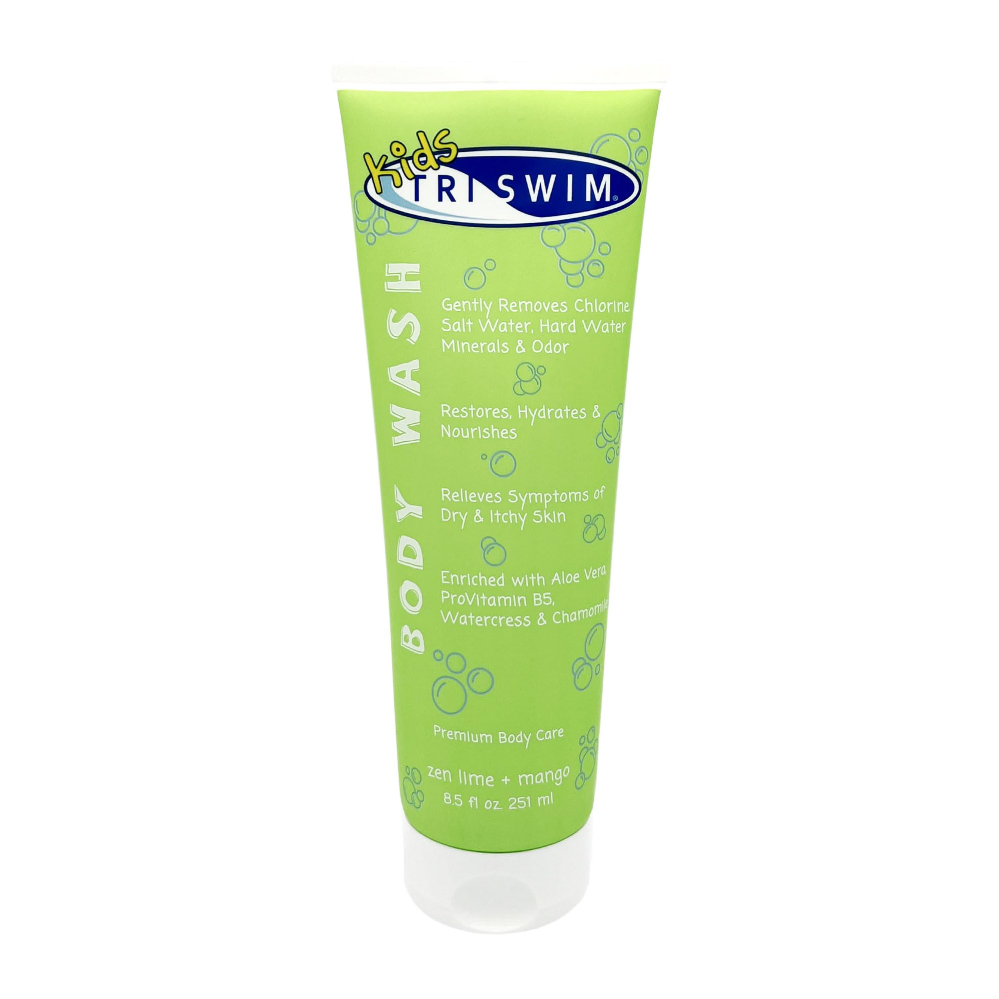 Triswim Kids Scented Body Wash After Swimmer Skincare, Chlorine - TRISWIM