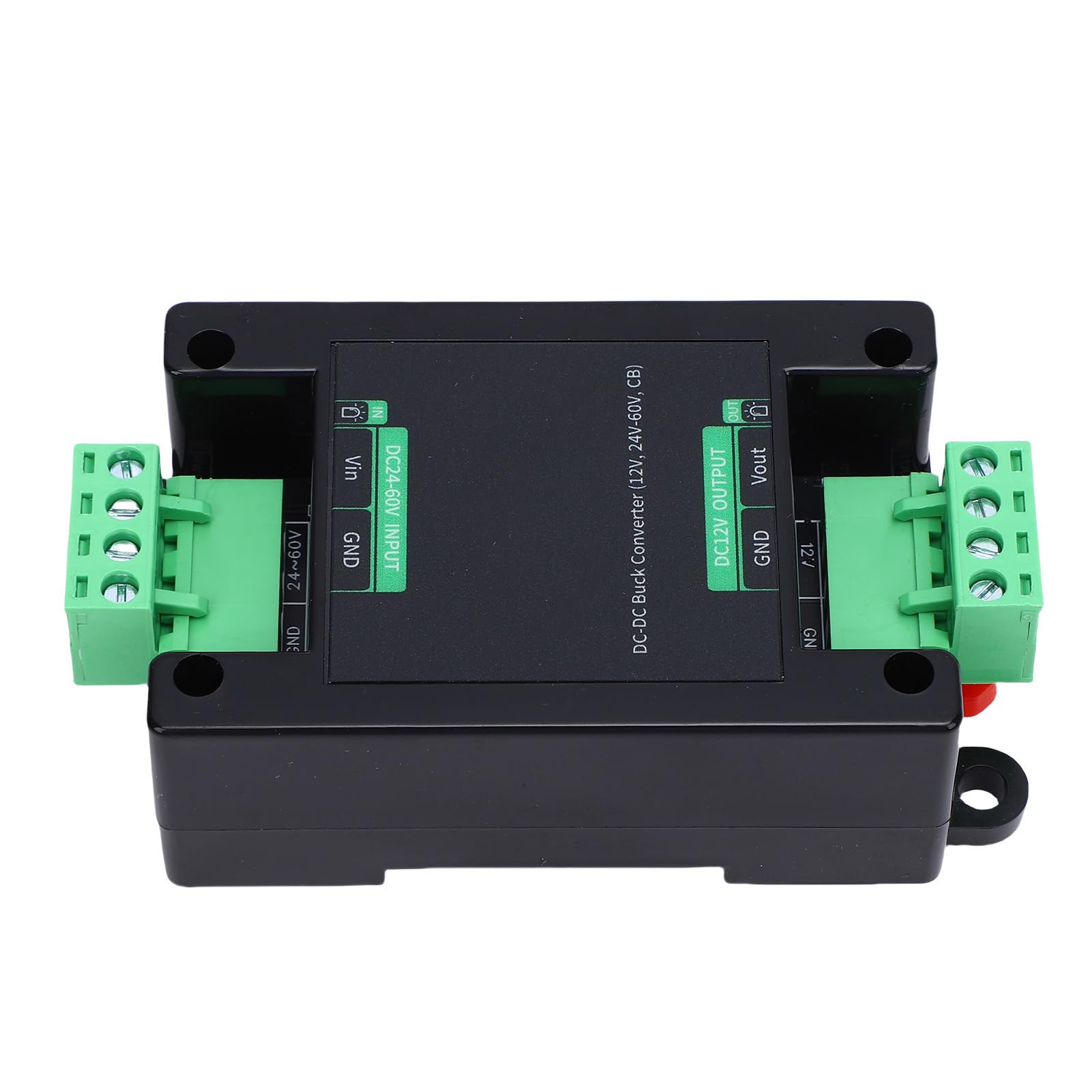 OPPWONG DC to DC Power Converter, 24 60V to 12V Step Down Voltage Converter, 5.08mm Terminal Block with Guide Rail Mount, Ideal for Flexible Connections