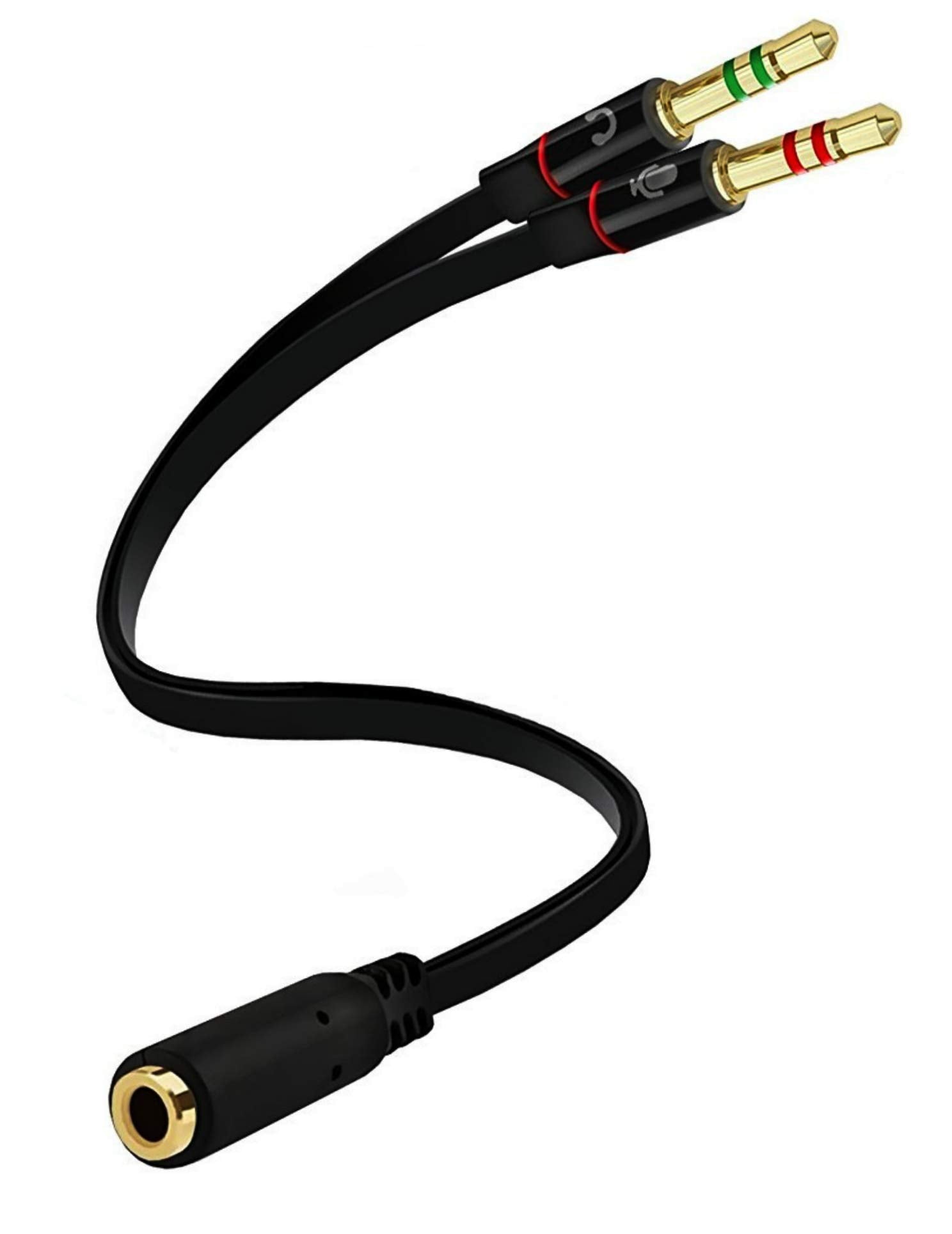 D & K Exclusives Headphone Splitter For Computer 3.5mm Female to by D & K Exclusives - Angle View 1