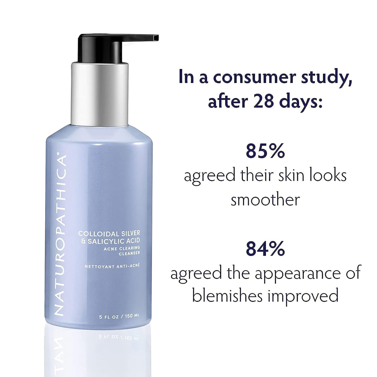 Naturopathica Colloidal Silver Salicylic Acid Cleanser 5 fl - Naturopathica Official Imagery - 4