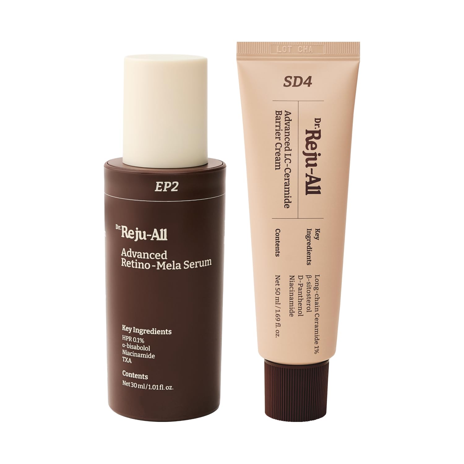 All Advanced Retino-Mela Serum + Advanced LC-Ceramide Barrier - Product Imagery