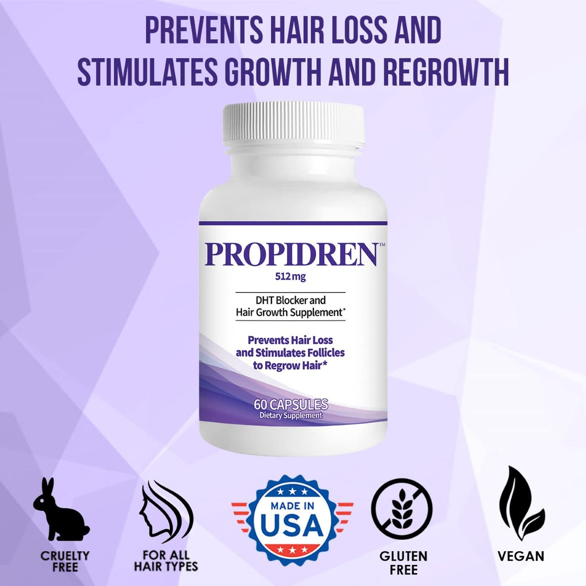 Propidren DHT Blocker Hair Growth Pills To Stop Hair Loss - Pronexa Official Imagery - 5