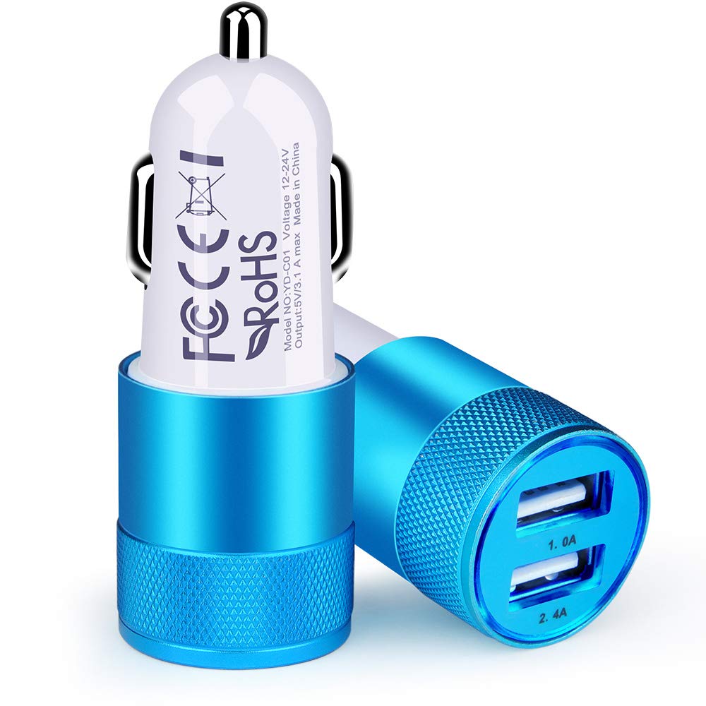 AILKIN Car Charger   Fast Charge Dual Port USB Cargador Lighter A by AILKIN - Angle View 9