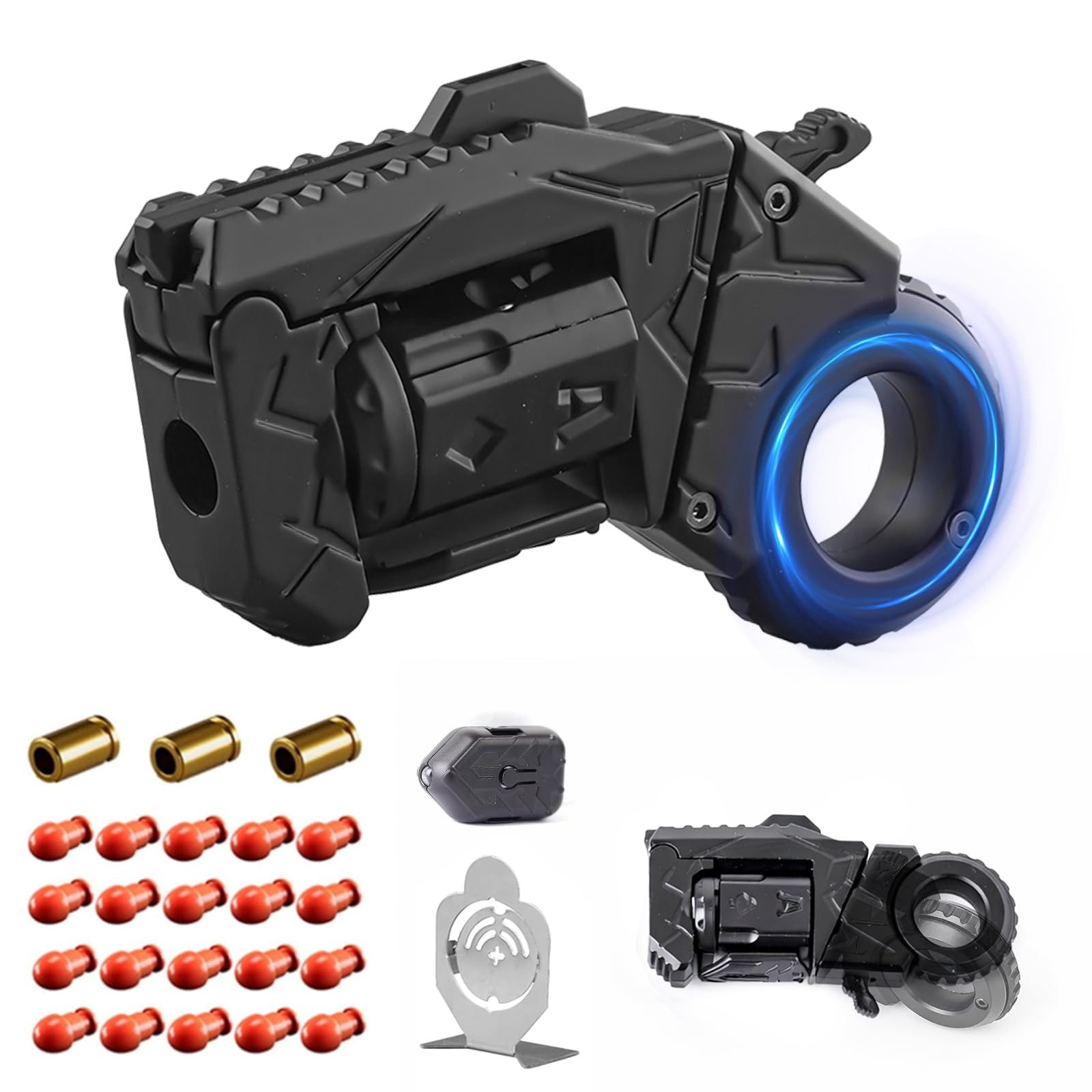 Fidget Toys Adults Metal Gun: Fidget Toy Rotating Stress Relief - Product Imagery