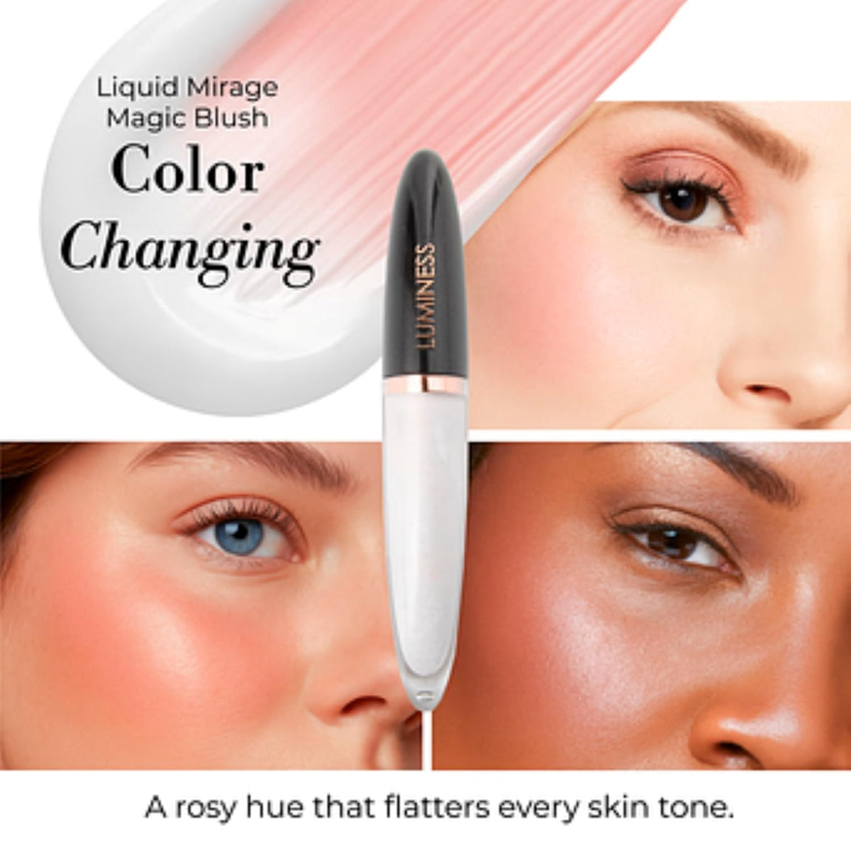 LUMINESS Liquid Mirage Magic Blush For Cheeks - LUMINESS Official Imagery - 3