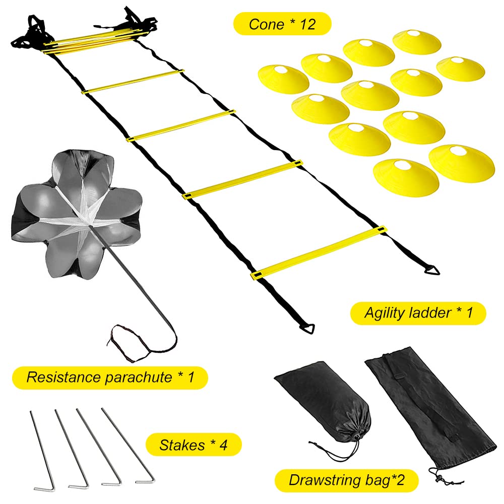 Ejoyous agilitys Ladder Speed Training Equipment Set - Ejoyous Official Imagery - 6