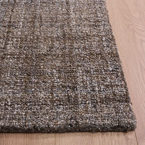 SAFAVIEH Area Rug 4x6 - Abstract Collection - Brown, Handmade, - Product Imagery