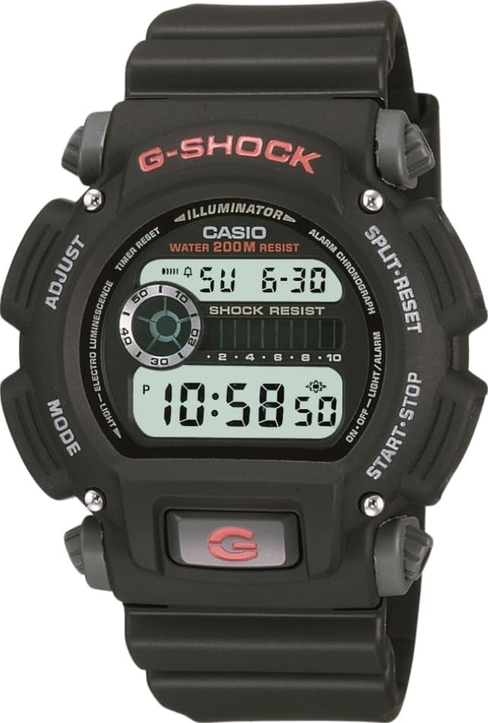 Casio DW9052 Series | Men’s Digital Watch | G-Shock | 1/100 SEC Stop W - View 1