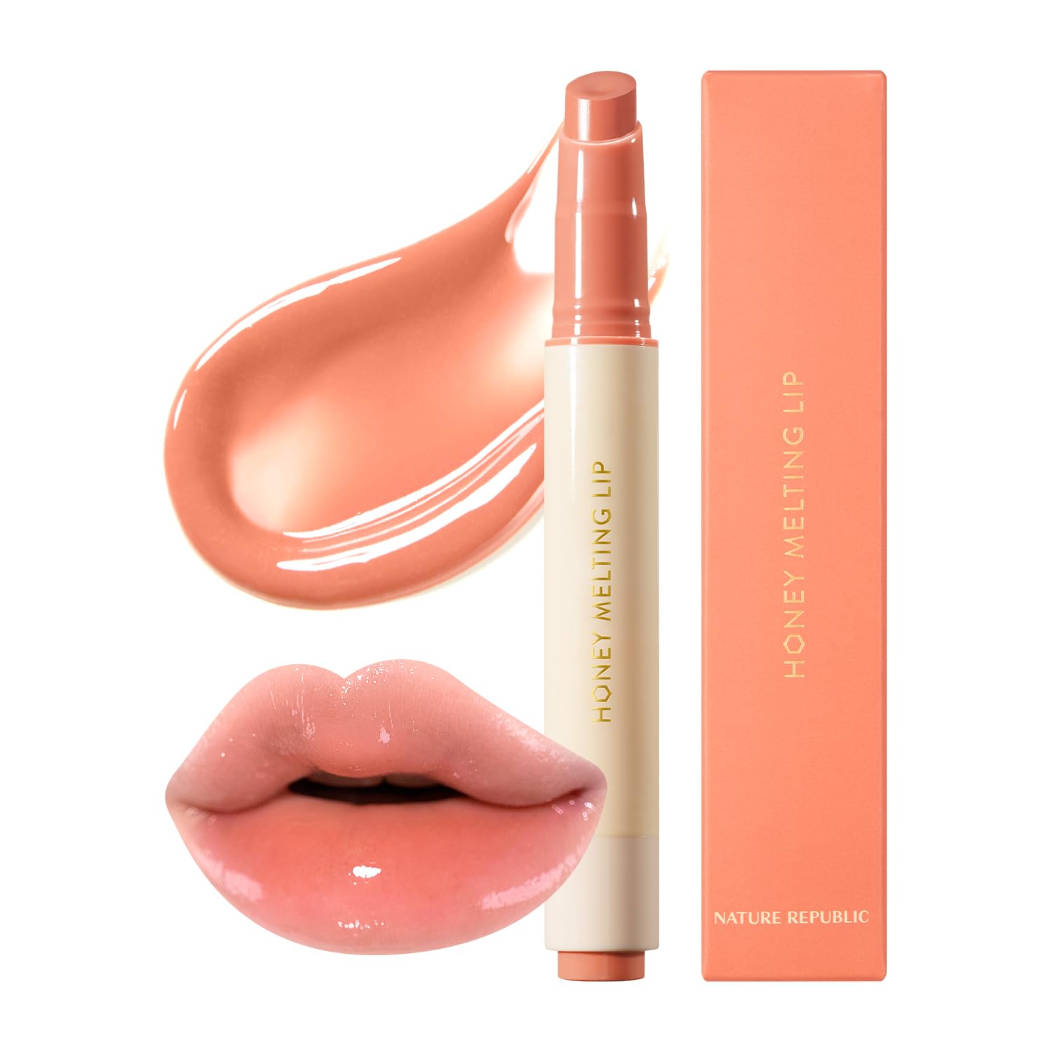 Nature Republic HONEY MELTING LIP PLUMPING   | SOFT LIP STICK Moody Pl - View 10