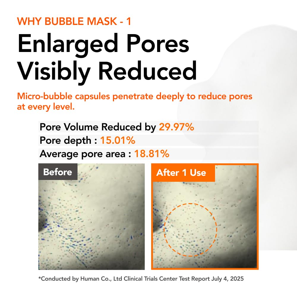 30 Seconds Bubble Mask LIFT, Collagen Firming Face Mask, 2.36 fl - MENOKIN