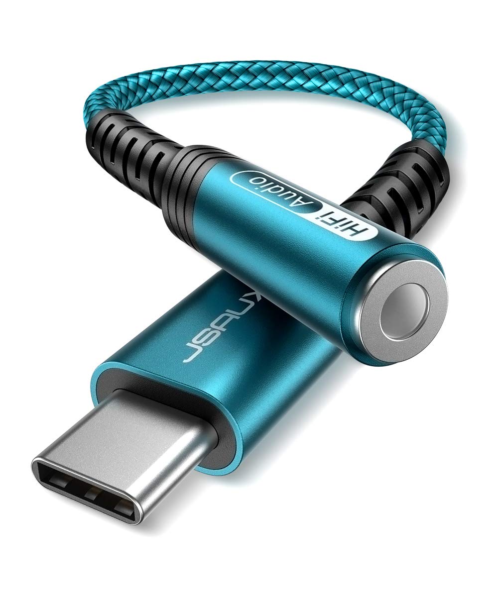 JSAUX USB C to 3.5mm AUX Audio Adapter for iPhone 17/15, Galaxy S by JSAUX - Angle View 1