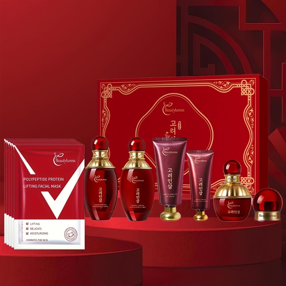Red Ginseng Skincare Set for Women, - BEAUTYTURESS